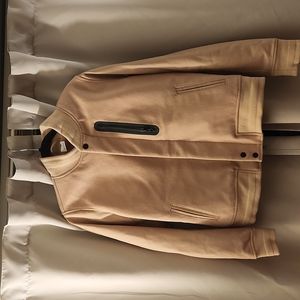 Nike Varsity Faux Leather Bomber Jacket